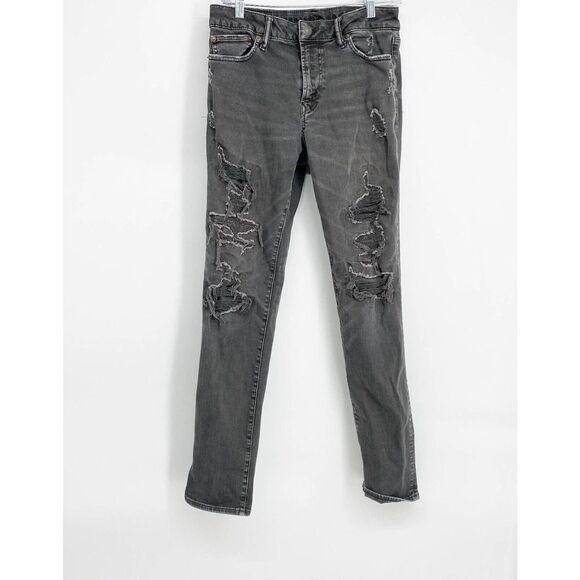 American Eagle Outfitters Other - American Eagle Men's Jeans 29x32 Next Level‎ Flex Distressed Denim Faded Black